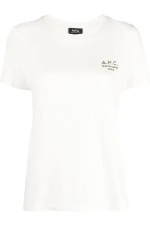 A.P.C. Playera con logo bordado