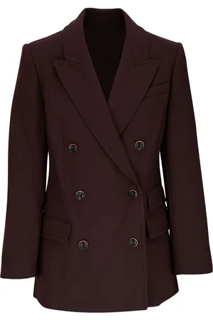 ZIMMERMANN Blazer con solapas de muesca y doble botonadura