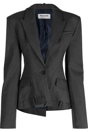 MONSE Blazer con botones y paneles