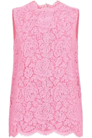 Dolce & Gabbana Top de encaje cordonetto