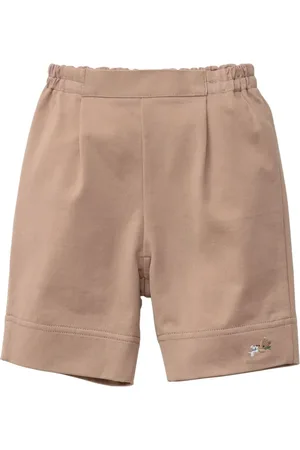 Familiar Pantalones con motivo bordado