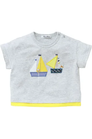 Familiar Playera con detalle de apliques