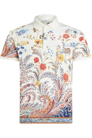 Etro Playera tipo polo con estampado de cachemira