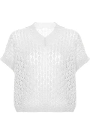ELEVENTY Top tejido con cuello en V