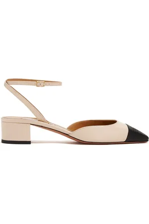 Aquazzura Zapatillas con diseño de dos tonos