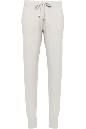 ELEVENTY Pantalones tejidos con cordones en la pretina