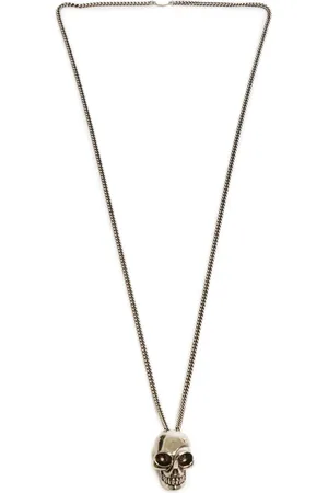 Alexander McQueen Collar de cadena con motivo Skull