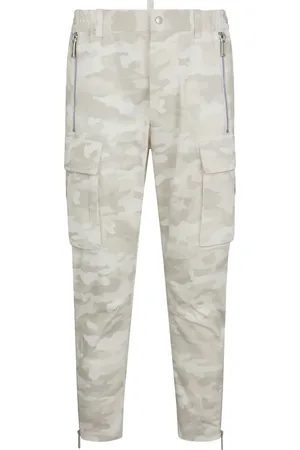 Dsquared2 Pantalones cargo con estampado militar