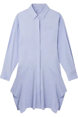 Stella McCartney Vestido camisero con manga larga