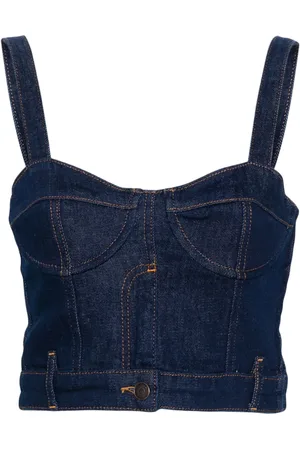 Moschino Top con parche del logo