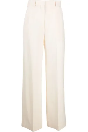Nanushka Pantalones anchos Lanai con tiro alto
