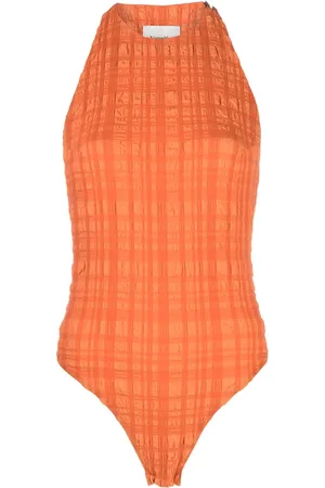 Nanushka Body con efecto arrugado