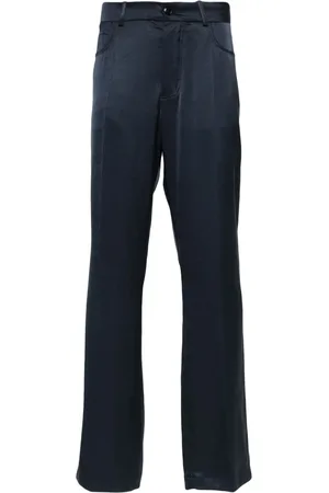 Nanushka Pantalones anchos con pinzas