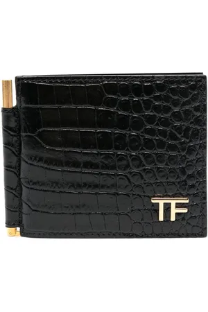 Tom Ford Tarjetero con placa del logo