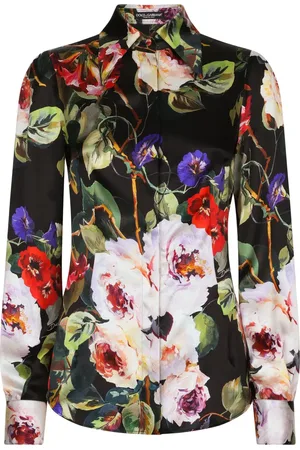 Dolce & Gabbana Camisa manga larga con estampado floral