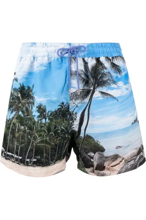 Paul Smith Shorts de playa con estampado Paradise