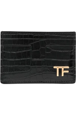 Tom Ford Tarjetero con placa del logo