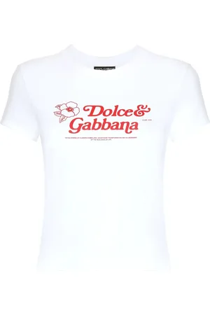 Dolce & Gabbana Playera con logo estampado