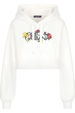 Dolce & Gabbana Hoodie corta con logo