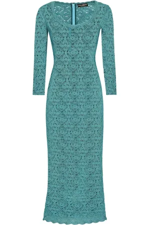 Dolce & Gabbana Vestido midi de crochet