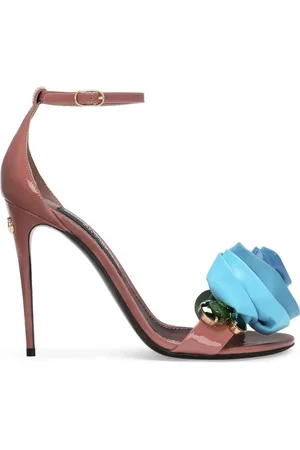 Dolce & Gabbana Sandalias Keira con aplique floral y tacón de 105mm