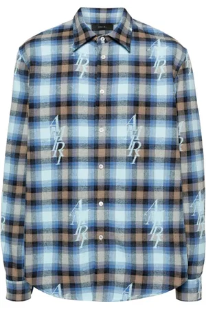 AMIRI Camisa con cuadros estampados
