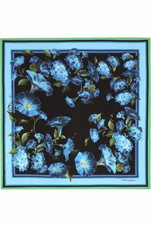 Dolce & Gabbana Mascada de seda con estampado floral