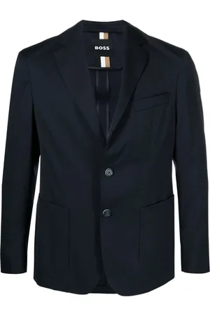 HUGO BOSS Blazer con botones y solapas de muesca