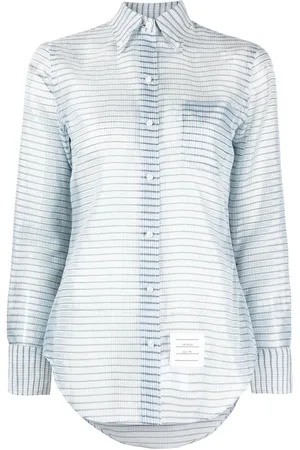 Thom Browne Camisa con cuadros estampados