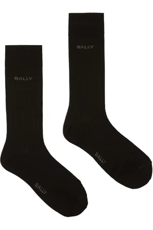 Bally Calcetines con logo en intarsia
