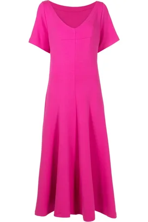 Gloria Coelho Vestido midi con diseño acampanado