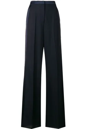 Roberto Cavalli Midnight blue wide leg trousers