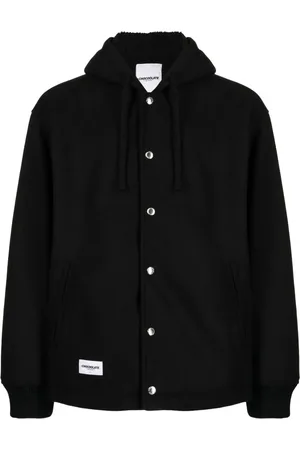 Chocoolate Hoodie con parche del logo y botones de presión