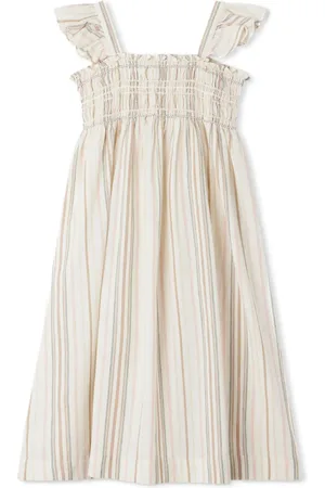 BONPOINT Vestido Alexandra con rayas estampadas