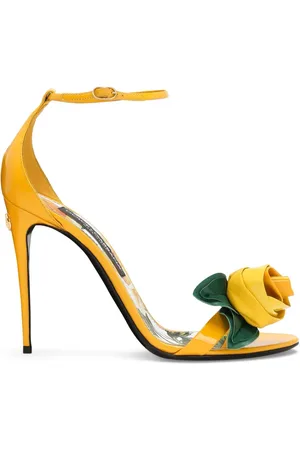 Dolce & Gabbana Sandalias Keira con apliques florales y tacón de 105mm