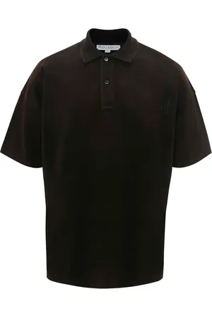 J.W.Anderson Playera tipo polo con bordado Anchor