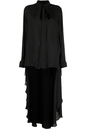 Elie saab Blusa asimétrica con moño en el cuello