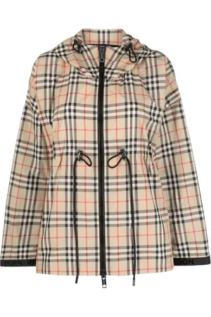 Burberry Chamarra con capucha y motivo de cuadros