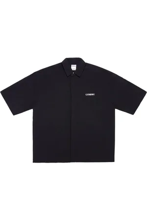 MARCELO BURLON Camisa manga corta con logo estampado