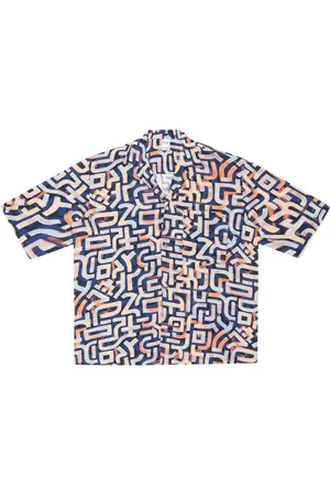 MARCELO BURLON Camisa con estampado AOP Graffiti