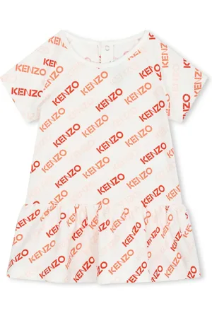 Kenzo Vestido con logo estampado
