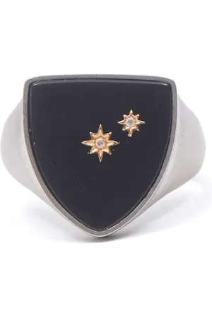 Maison Margiela Anillo de sello con aplique de estrella