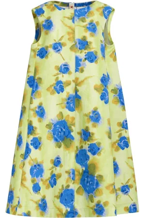 Marni Vestido midi con estampado floral