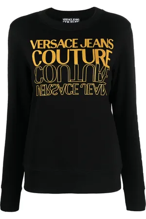 VERSACE Suéter con logo estampado