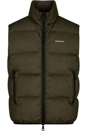 Dsquared2 Chaleco capitonado con logo bordado