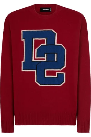 Dsquared2 Suéter tejido con logo en intarsia