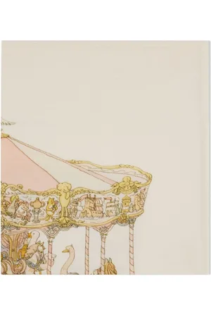 Atelier Choux Juego de tres mantas con estampado Carousel