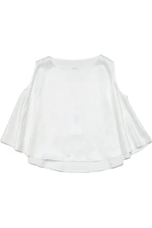 Maison Margiela Camisa sin mangas con logo bordado