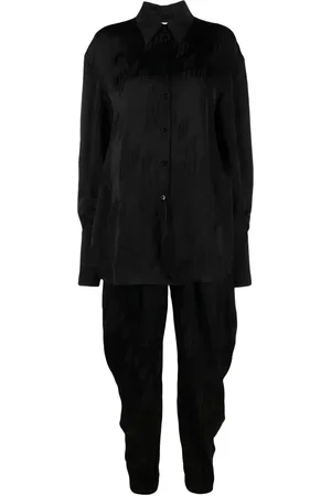 The Attico Jumpsuit con logo en jacquard