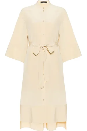 Joseph Vestido de seda sin cuello